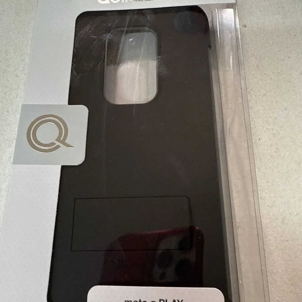 Motorola Moto G Play Case Black‎ Kickstand Quikcell New, Christmas, Birthday